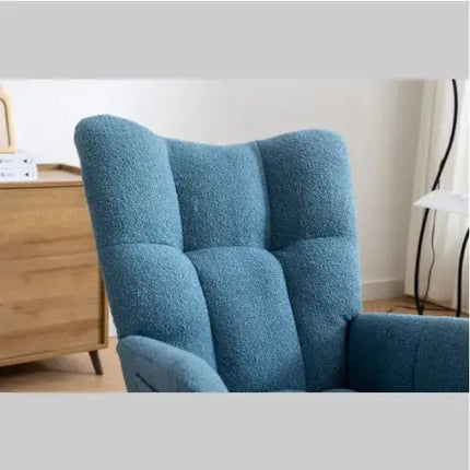Soft Teddy Fabric Rocker with Side Pocket A.H.S.STORE