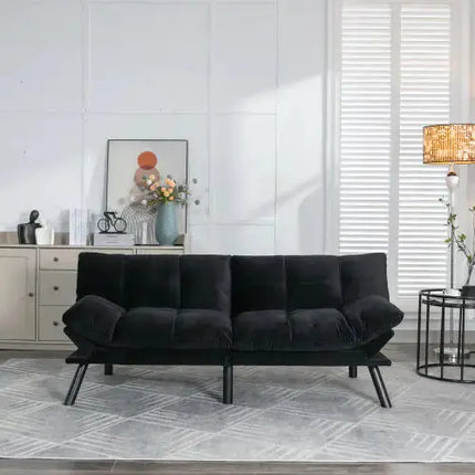 Modern Black Twin Sofa Bed A.H.S.STORE