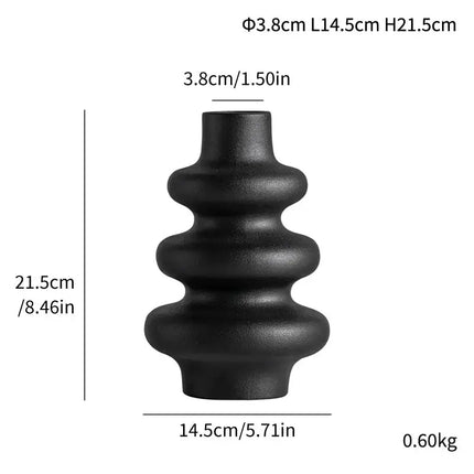 Creative Matte Granular Ceramic Vase for Floral Arrangements A.H.S.TechGadgetsSTORE