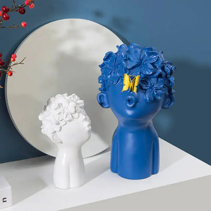 Minimalist European Resin Figurine for Home Decor A.H.S.STORE