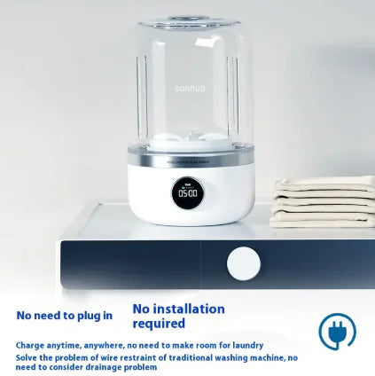 Compact Mobile Laundry Device