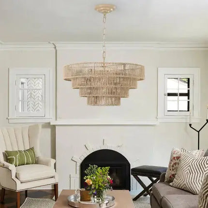 Bohemian Woven Chandelier -Unavailable Platform- Temu A.H.S.STORE