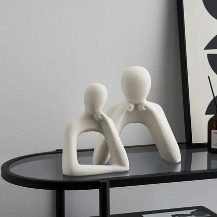 Modern Minimalist Abstract Couple Figurine Decor A.H.S.STORE