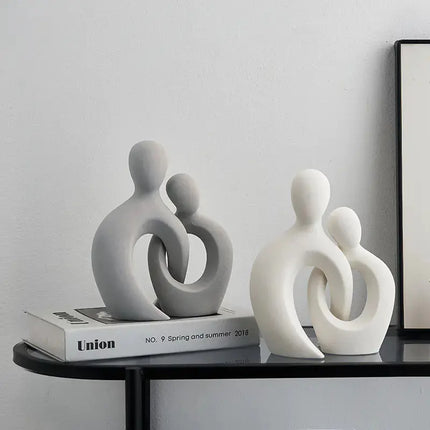 Modern Minimalist Abstract Couple Figurine Decor A.H.S.STORE