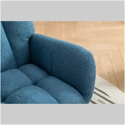 Soft Teddy Fabric Rocker with Side Pocket A.H.S.STORE