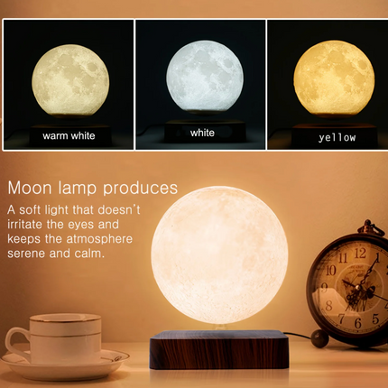 Magnetic Levitation LED Moon Lamp Night Light
