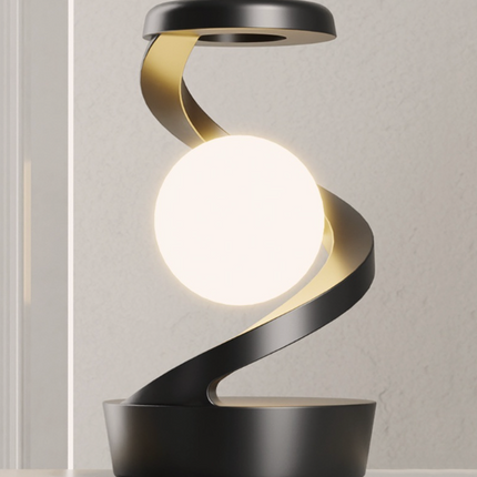 rotating moon lamp with Wireless Phone Charging, Sensor Control, and Night Light Function