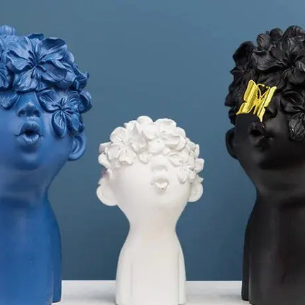 Minimalist European Resin Figurine for Home Decor A.H.S.STORE