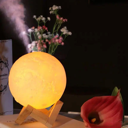 Moon Lamp Humidifier - Creative Indoor Night Light