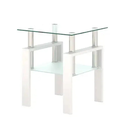 Modern Square Glass Living Table A.H.S.STORE