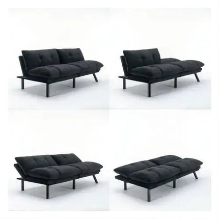 Modern Black Twin Sofa Bed A.H.S.STORE