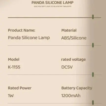 Panda Glow A.H.S.TechGadgetsSTORE