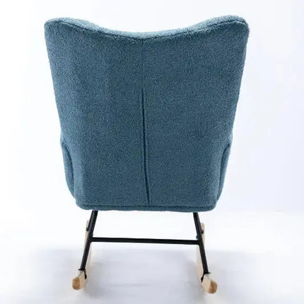 Soft Teddy Fabric Rocker with Side Pocket A.H.S.STORE