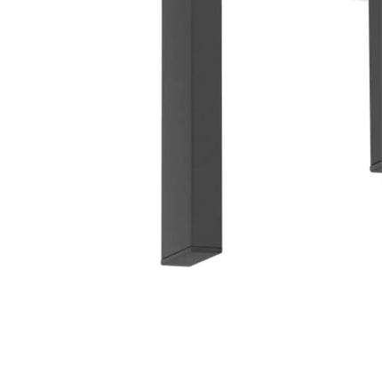 Modern Black Square Glass Table for Living Room A.H.S.STORE