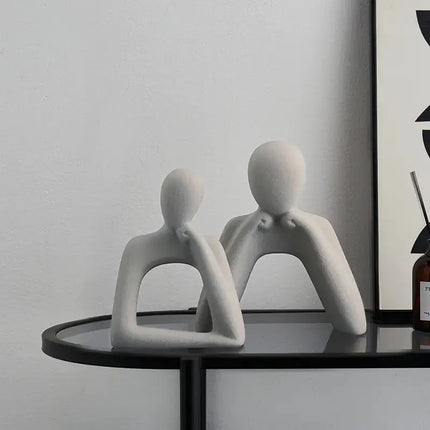 Modern Minimalist Abstract Couple Figurine Decor A.H.S.STORE