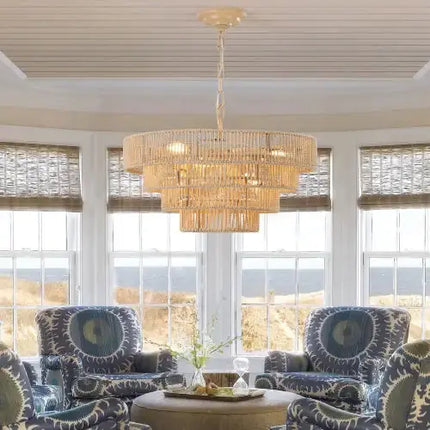 Bohemian Woven Chandelier -Unavailable Platform- Temu A.H.S.STORE