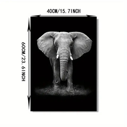 Elephant Trio Canvas Art for Home A.H.S.STORE