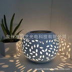 Iron clay pot White