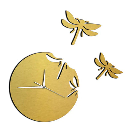 DIY Acrylic Dragonfly Wall Clock for Living Room Decor A.H.S.STORE