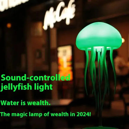 Jellyfish Mood Lamp LED Jellyfish Night Light Portable Jellyfish Lamp Jellyfish Decorations Smart Table Lamp For Bedside Desk A.H.S.STORE
