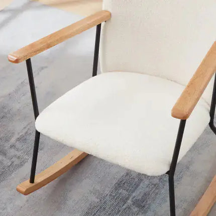 Modern Rocking Chair Comfortable Side Chair For Children's Room, Bedroom, Living Room A.H.S.STORE