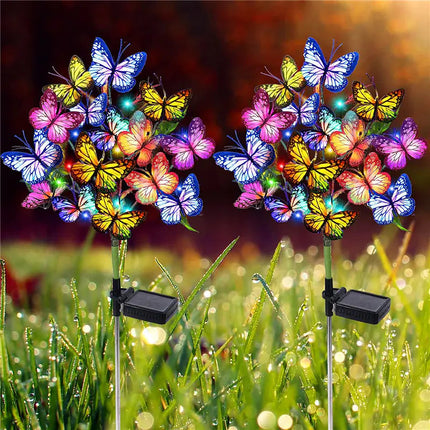New Outdoor Solar LED Butterfly String Lights for Gardens A.H.S.STORE