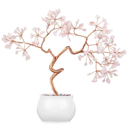 Creative Natural Crystal Tree with Ceramic Pot Decor A.H.S.TechGadgetsSTORE