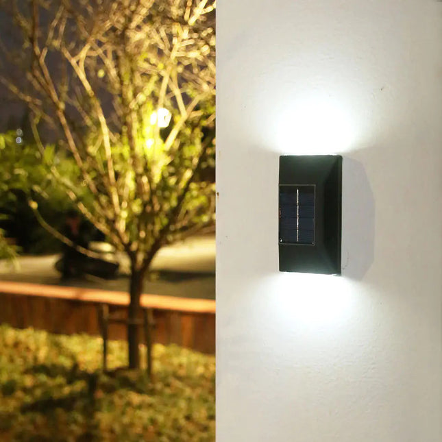Smart Waterproof Solar Outdoor Wall Lights for Gardens A.H.S.STORE
