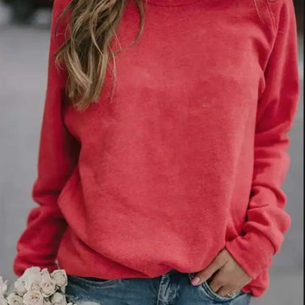 Women's Long Sleeve Round Neck T-Shirt Top A.H.S.TechGadgetsSTORE