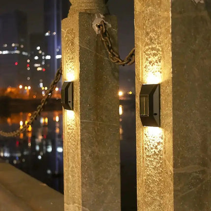 Smart Waterproof Solar Outdoor Wall Lights for Gardens A.H.S.STORE