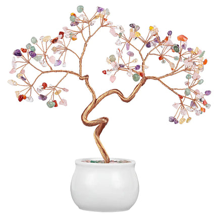 Creative Natural Crystal Tree with Ceramic Pot Decor A.H.S.TechGadgetsSTORE