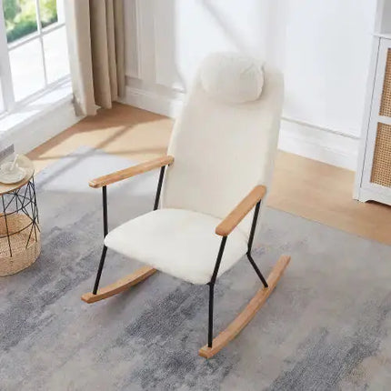 Modern Rocking Chair Comfortable Side Chair For Children's Room, Bedroom, Living Room A.H.S.STORE