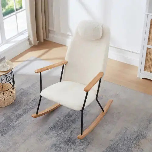 Modern Rocking Chair Comfortable Side Chair For Children's Room, Bedroom, Living Room A.H.S.STORE