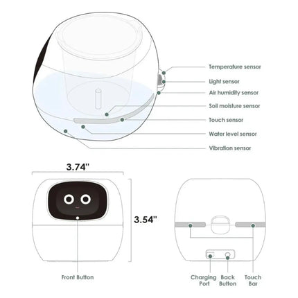Smart AI Planter™ – Intelligent Self-Watering Pot with App Control A.H.S.TechGadgetsSTORE