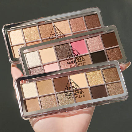 Ming Xizhi 12-Color Pearlescent Matte Eyeshadow Palette A.H.S.TechGadgetsSTORE
