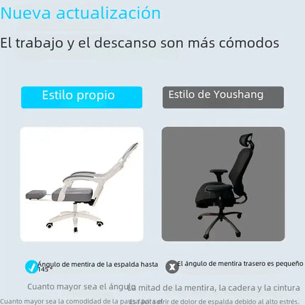 Ergonomic Reclining Office Chair for Comfort A.H.S.STORE