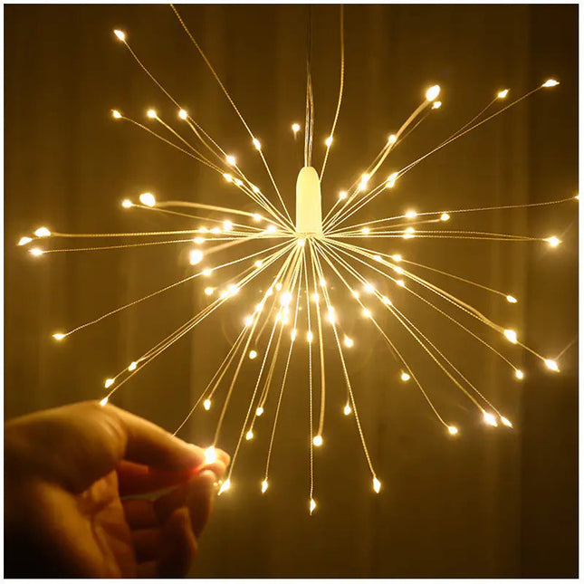 Solar LED Firework Lights with Dandelion String (Outdoor) A.H.S.STORE