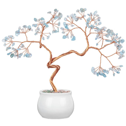 Creative Natural Crystal Tree with Ceramic Pot Decor A.H.S.TechGadgetsSTORE