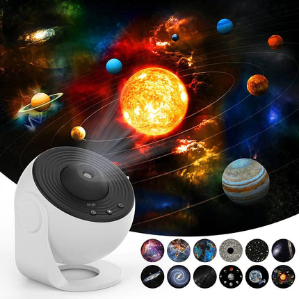 Globe Galaxy Projector Lamp with 12 HD Projection Films A.H.S.TechGadgetsSTORE
