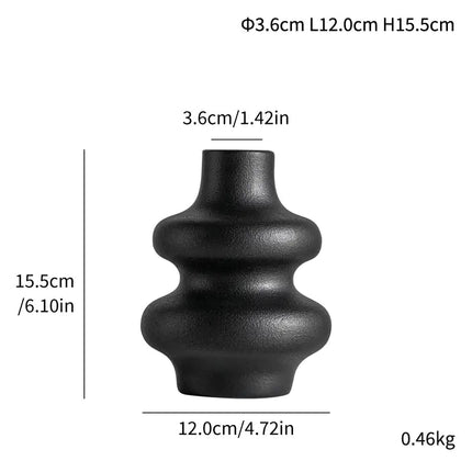 Creative Matte Granular Ceramic Vase for Floral Arrangements A.H.S.TechGadgetsSTORE