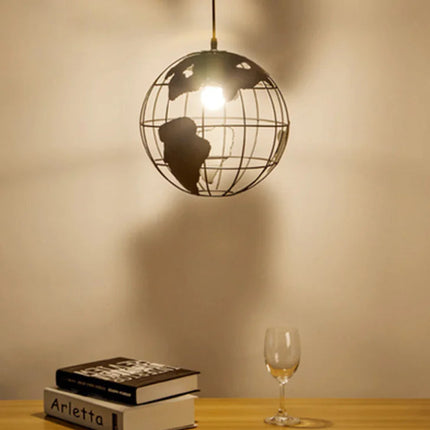 Industrial Vintage Globe Pendant Light for Dining Room A.H.S.TechGadgetsSTORE