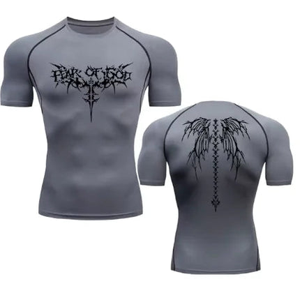 Anime Print Gym Sport Quick Dry Gym TShirts A.H.S.TechGadgetsSTORE