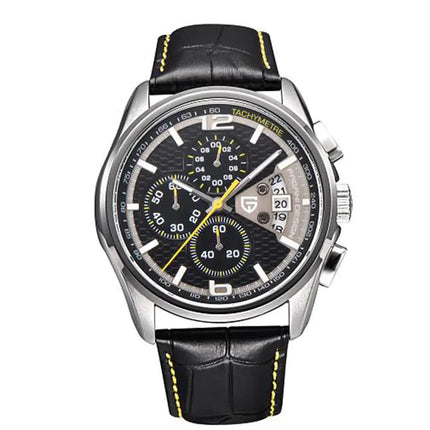 Men's Quartz Watch - Waterproof Multifunctional Leather Band A.H.S.TechGadgetsSTORE