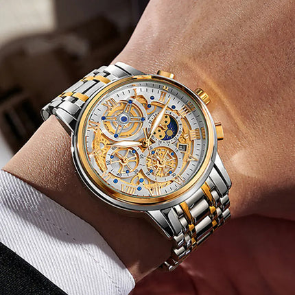Men's Waterproof Luminous Chronograph Watch A.H.S.TechGadgetsSTORE