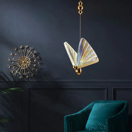Modern Minimalist Butterfly Pendant Light for Dining Room