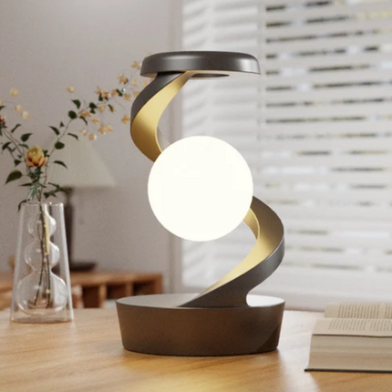rotating moon lamp with Wireless Phone Charging, Sensor Control, and Night Light Function