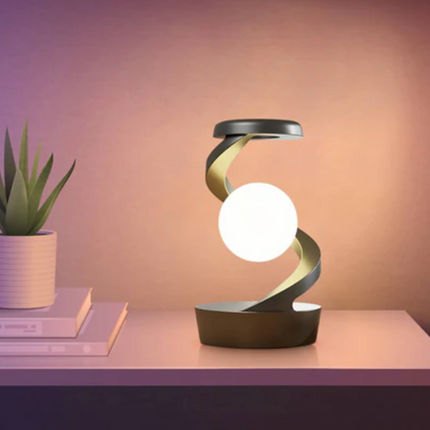 rotating moon lamp with Wireless Phone Charging, Sensor Control, and Night Light Function