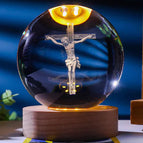 Cross / 8mm Crystal Ball