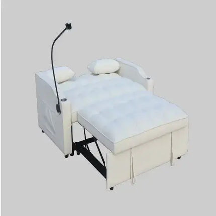 Modern Velvet Double Sofa Bed With Pull-out Bed 3-in-1 Convertible Sofa Bed A.H.S.STORE