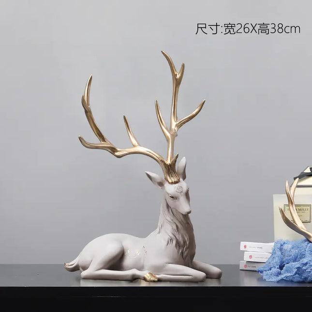 Elegant Deer Figurine for Home Decor and Gifts A.H.S.TechGadgetsSTORE